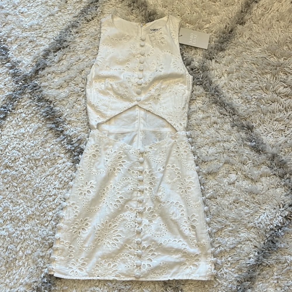 Sabo Skirt Luxe Marsielle Cutout Dress XS NWT
